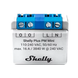 Shelly Plus PM Mini Módulo Inteligente Wi-Fi Medição de Energia