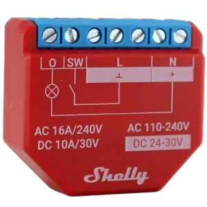 Shelly Plus 1PM Frente