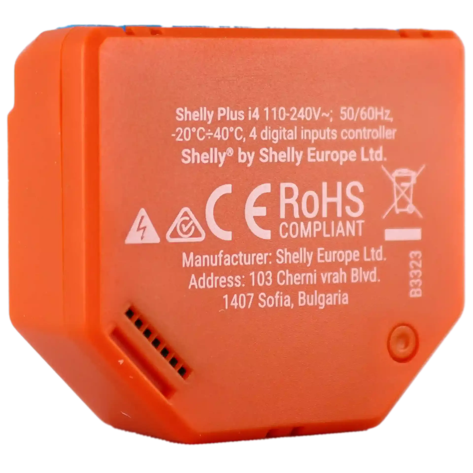 Shelly Plus i4 Trás