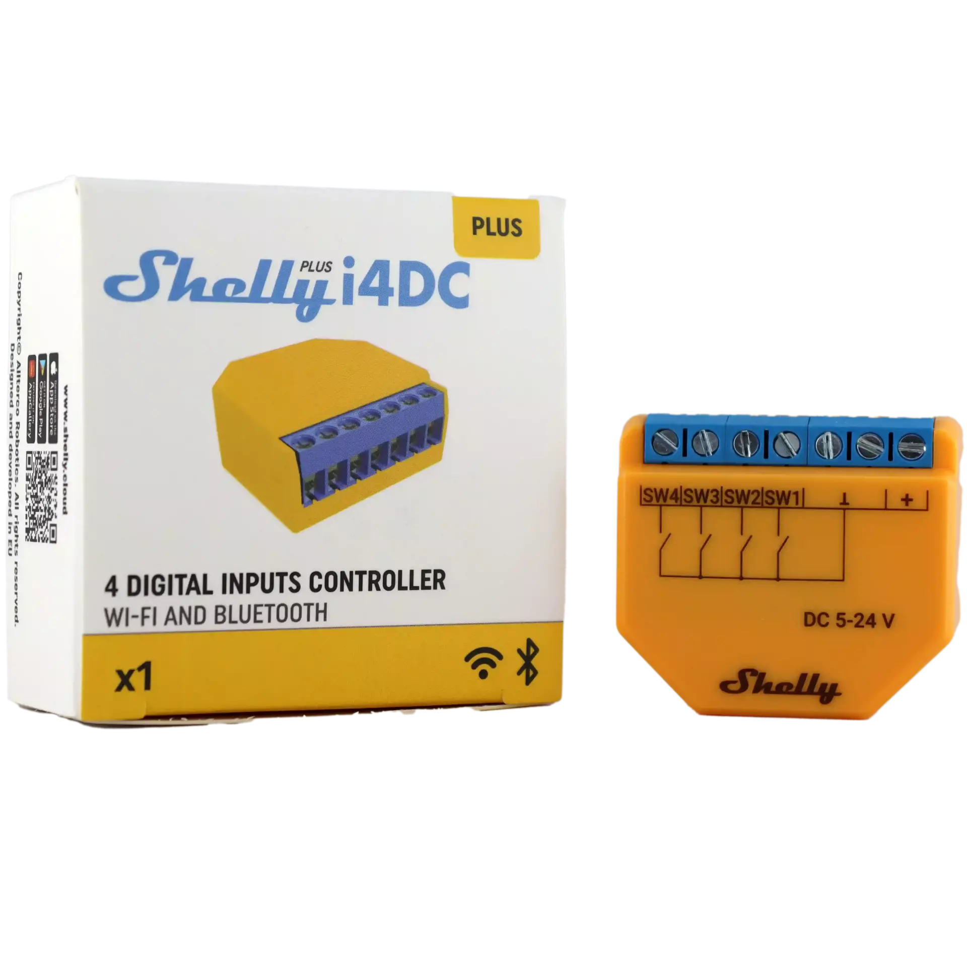 Shelly Plus i4DC Caixa