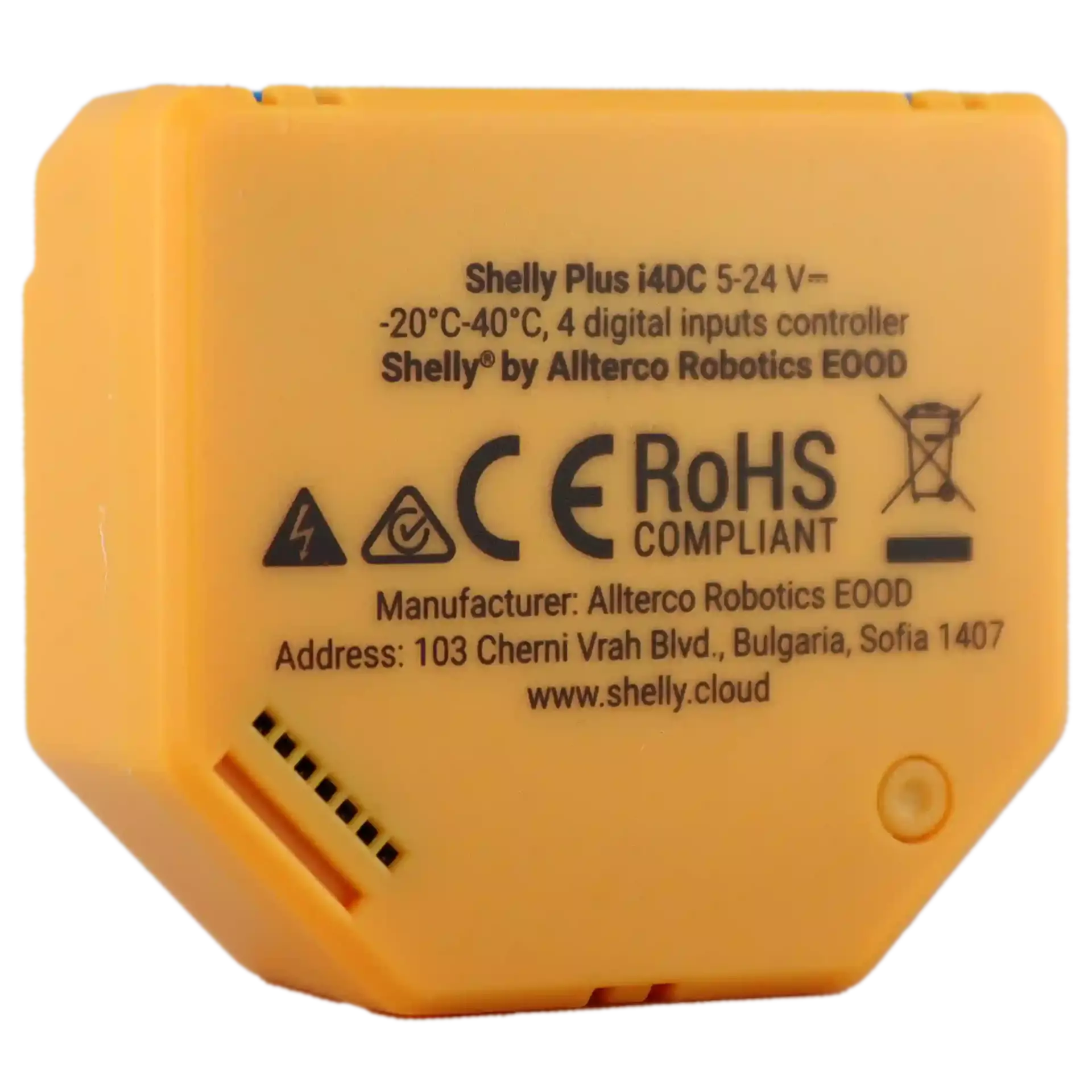 Shelly Plus i4DC Trás