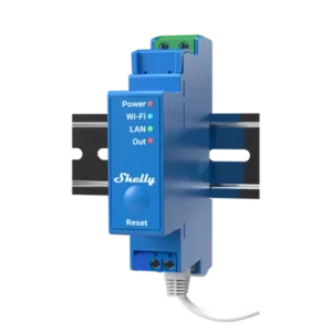 Shelly Pro 1 Módulo de Automação Wi-Fi/BT/LAN Calha DIN