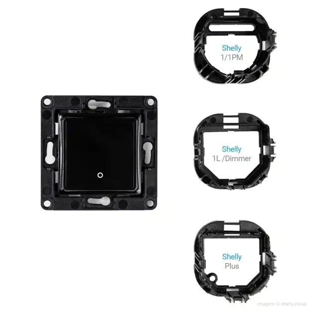 Shelly Wall Switch 1 Interruptor de Parede de 1 Botão p/ Módulos Shelly - Image 4