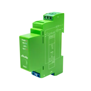Módulo Controlador Iluminação Shelly Pro Dimmer 1PM c/ 1 Canal Medidor de Energia Wi-Fi/BT/LAN Calha DIN