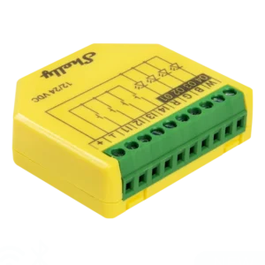 Shelly Plus RGBW PM Módulo Controlador Wi-Fi para Fitas RGBW 12/24VDC 4 Canais
