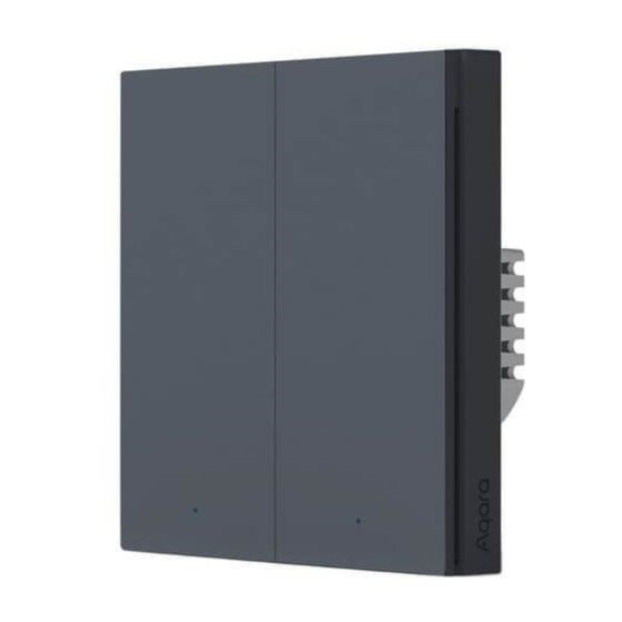 Aqara Smart Wall Switch H1 EU Interruptor Zigbee de encastrar
