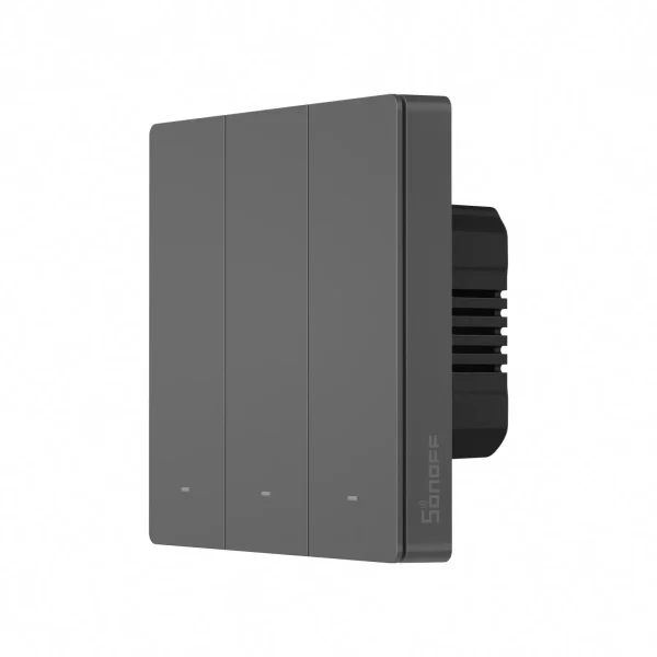 Sonoff M5 Interruptor Smart WiFi de Encastrar Preto - 3C, 86mm