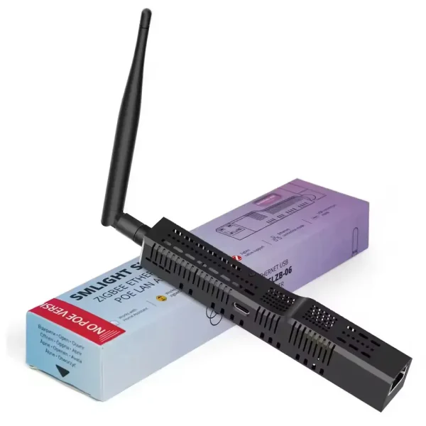 SMLIGHT SLZB-06 Coordenador Zigbee 3.0 PoE Ethernet USB Wi-Fi Matter - Sem PoE