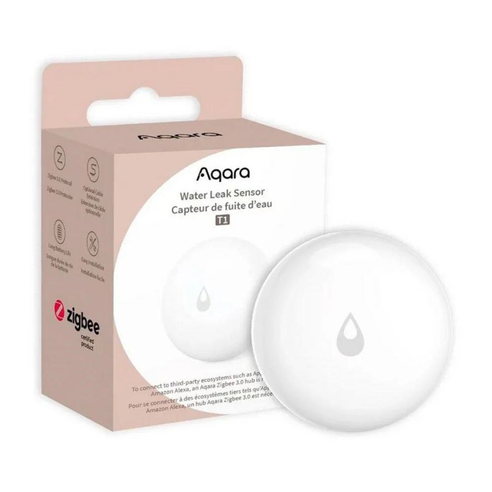 Aqara Water Leak Sensor T1 WL-S02D Sensor de água/inundação sem fios ZigBee - Image 2