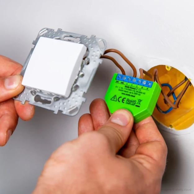 Shelly Dimmer 2 Módulo Controlador Iluminação Dimmer - Image 2