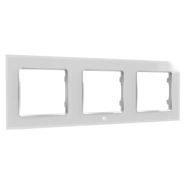 Shelly Wall Frame 3 Espelho para interruptores Shelly Wall Switch - Branco