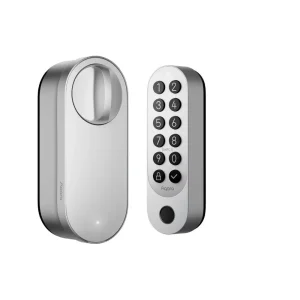 Aqara Smart Lock U200 Fechadura inteligente sem fios Bluetooth c/ Matter over Thread + teclado numérico - Prateado