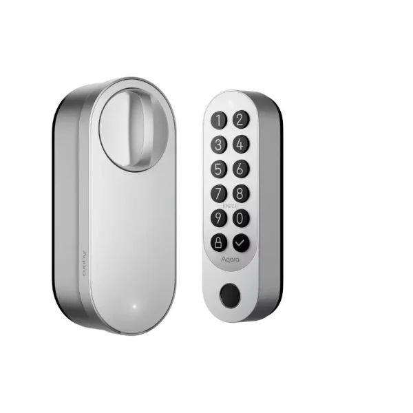 Aqara Smart Lock U200 Fechadura inteligente sem fios Bluetooth c/ Matter over Thread + teclado numérico - Prateado