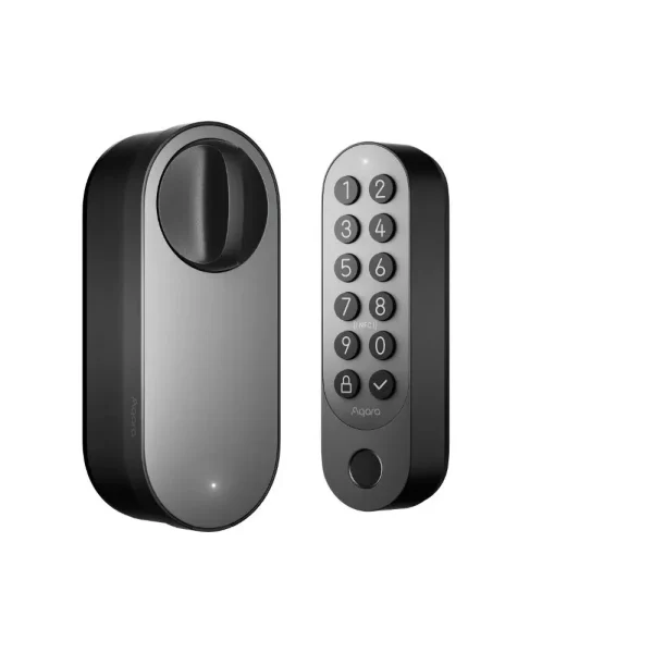 Aqara Smart Lock U200 Fechadura inteligente sem fios Bluetooth c/ Matter over Thread + teclado numérico - Preto