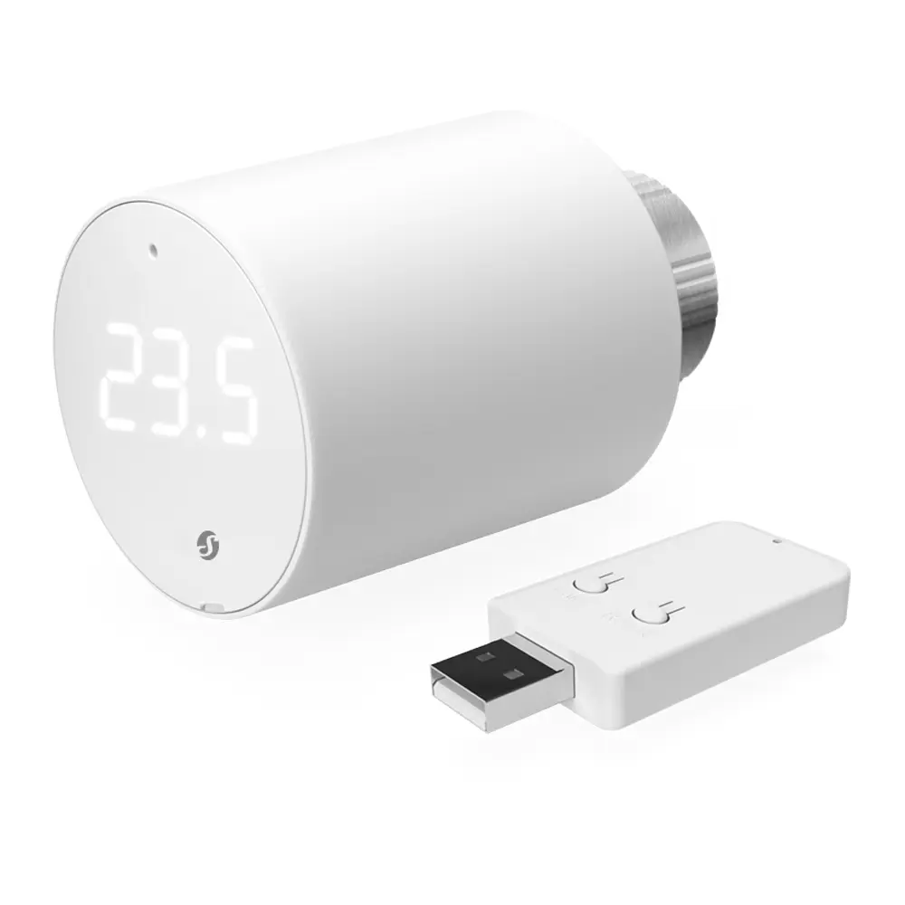 Shelly BLU TRV + BLU Gateway Gen3 Cabeça de Válvula Termostática controlada por Bluetooth