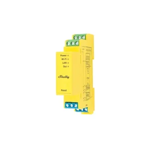 Shelly Pro RGBWW PM – Módulo para Controlo de Fitas LED RGBWW (5 canais) 12/24V (LAN, Wi-Fi, Bluetooth)