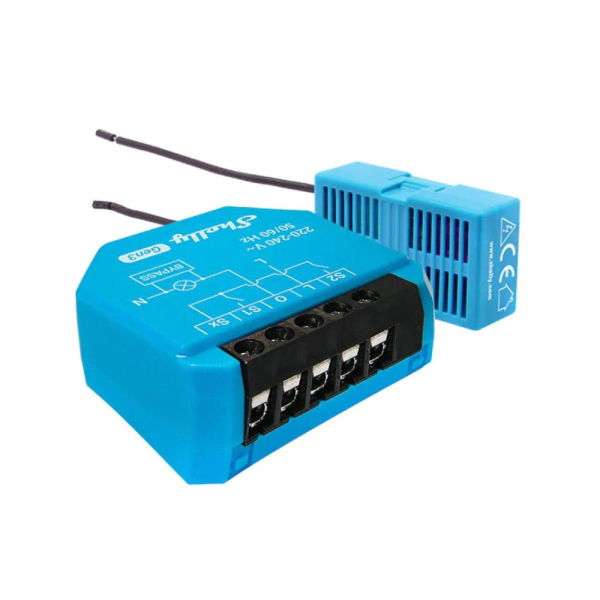 Shelly 1L Gen3 - Módulo de Interruptor Inteligente de 1 Canal com Controlo Wi-Fi sem Neutro