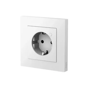 Aqara H2 EU WP-P01D - Tomada inteligente de embutir Zigbee 3.0 (compatível c/ Matter) com monitorização de consumos 16A