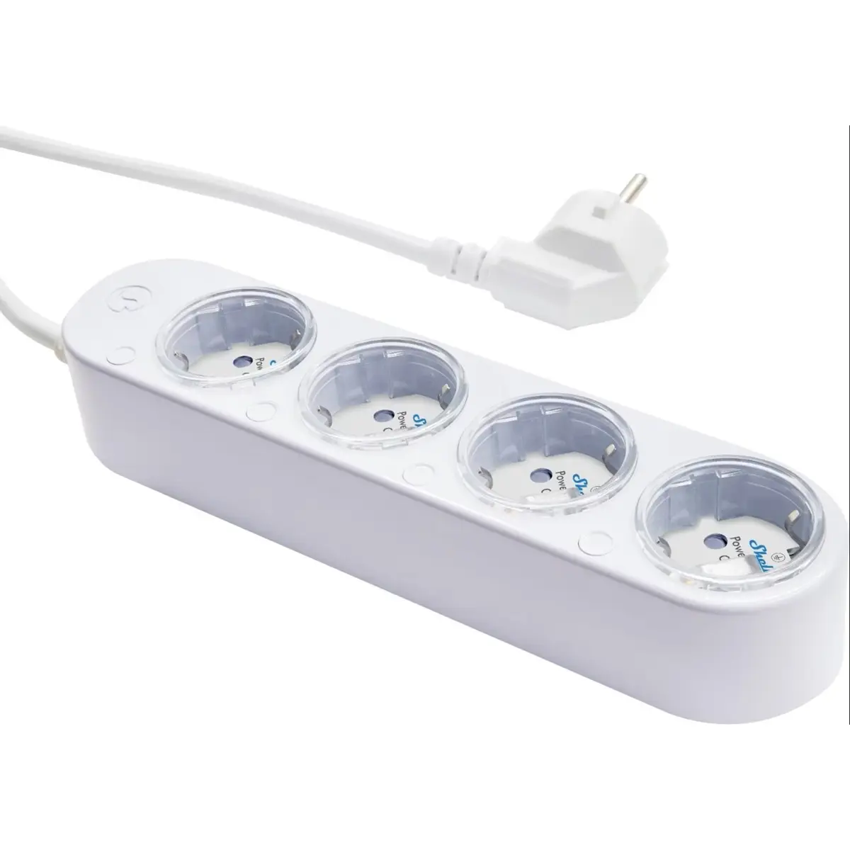 Shelly Power Strip 4 Gen4 - Bloco de 4 tomadas inteligentes (WiFi BT Zigbee Matter) c/ botões e cabo de 1.5m - Image 2