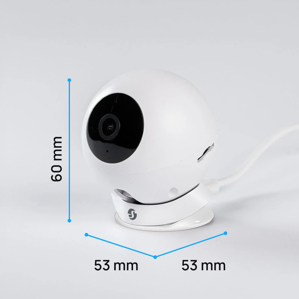 Shelly Camera - Camera de interior inteligente full HD com reconhecimento de objectos - Branco - Image 3